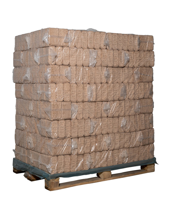 RUF Holzbriketts Hartholz Buche ohne Zugloch 960 kg Palette