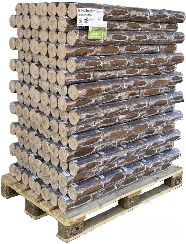 Nielsen Hartholzbriketts Buche 160x6kg 1 Palette