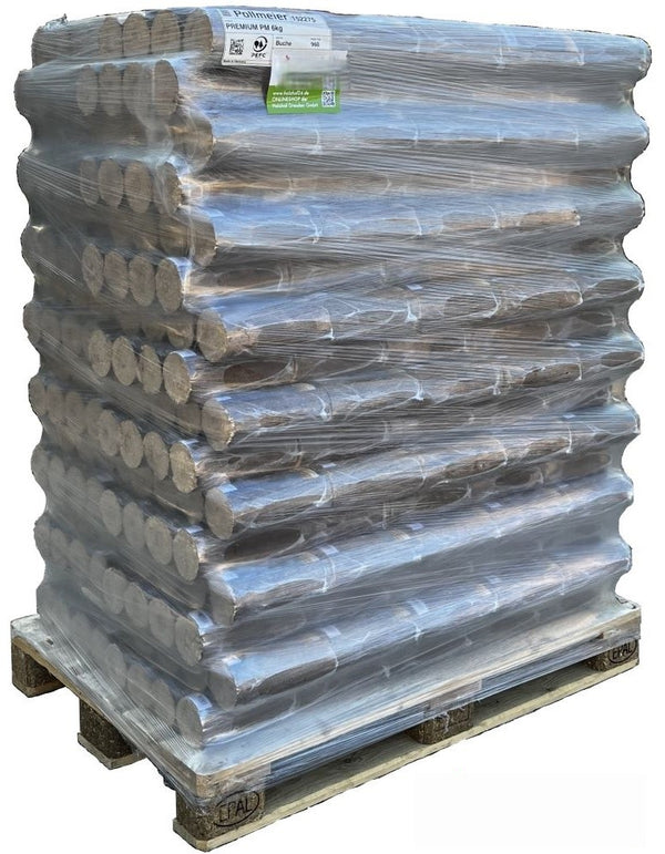 Nielsen Hartholzbriketts Buche 160x6kg 1 Palette